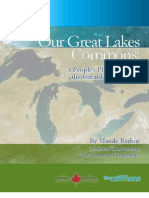 Our Great Lakes
Commons:
By Maude Barlow
National Chairperson,
The Council of Canadians
A People’s Plan to Protect the Great Lakes Forever