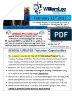 18th Newsletter 2-11-2013