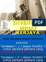 INVENTORI  MINAT KERJAYA