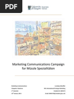 Marketing Communications Assignment
