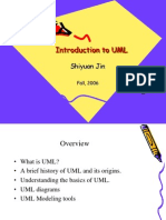 Introduction To UML: Shiyuan Jin