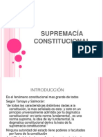 Antecedentes Del Principio de Supremacía Constitucional