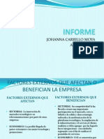 Factores Externos Que Afectan o Beneficia A Una Empresa