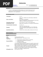 Fresher ECE Embedded Resume 2