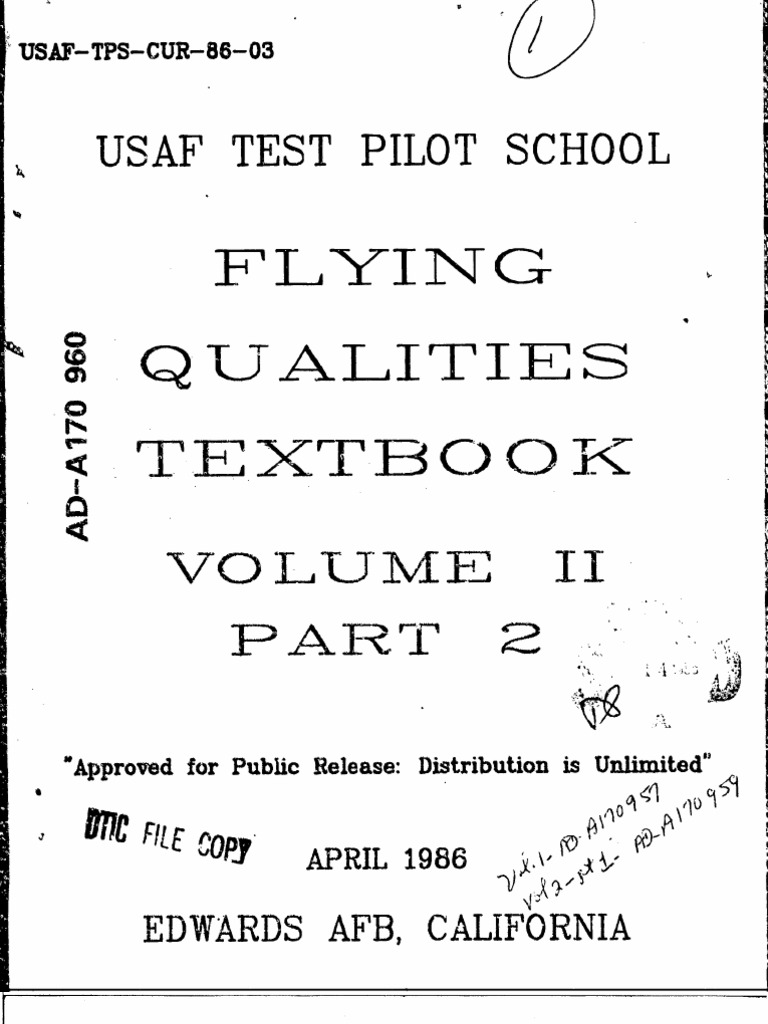 A 170960 | Stall (Fluid Mechanics) | Flight Dynamics (Fixed ... - 