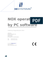 NOX operation and control via PC software