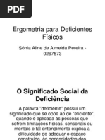 Ergonomia para Deficientes Físicos