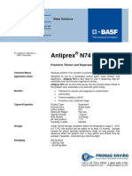 Antiprex N74: Technical Information Water Solutions