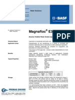 Chemicals Zetag DATA Inverse Emulsions Magnafloc E 38 - 0410