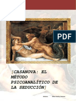 CASANOVA EL MÉTODO PSICOANALÍTICO DE LA SEDUCCIÓN