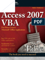 Access 2007 VBA Bible