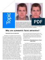 Symmetric Faces Are Attractive