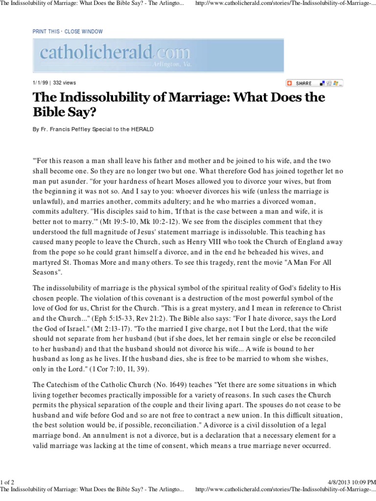 The Arlington Catholic Herald PDF Marriage Wife
