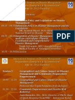 International Seminar on Disaster Management