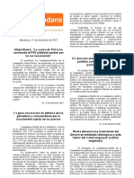 Newsletter Federación Barcelona C's 2007.12.21