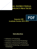 PGT 201E Instructional Technology Practices