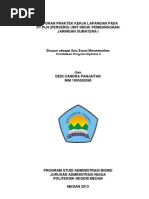 Laporan Praktek Kerja Lapangan Pada Pt Pln Persero Uip Ring Sum I
