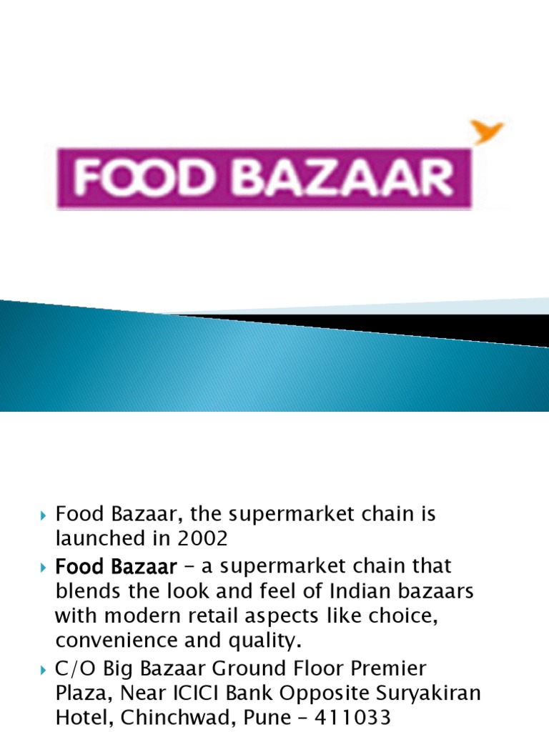 Food Bazaar PPT