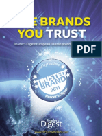 Readers Digest - The Brands You Trust 2011