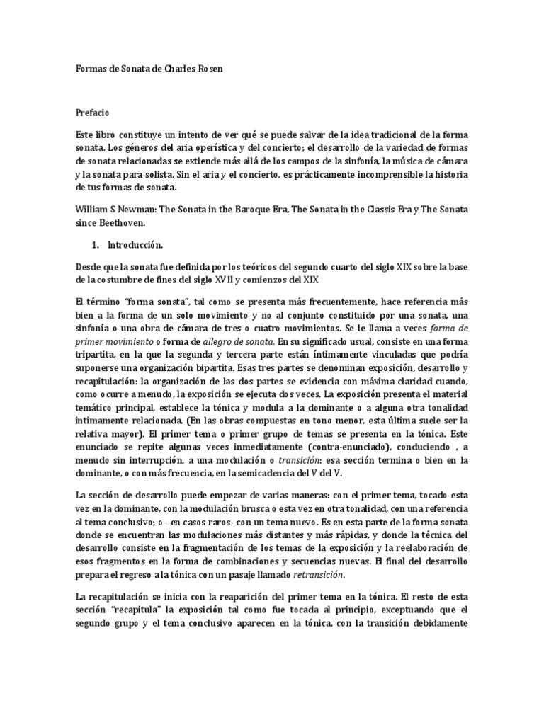 Charles Rosen Forma Sonata Pdf Files