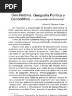 Geo-história, Geografia Política