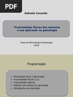 Gemologia 01 - Propriedades físicas