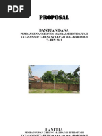 Proposal Pembangunan Madrasah Ibtida'iyah