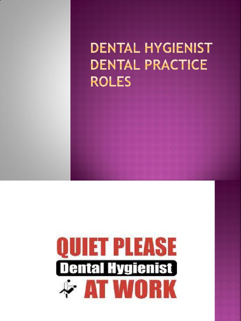 Dental Hygienist Dental Practice Roles Pdf Dental Hygienist Dentistry