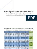 Presentation - Sample Trading & Investment Decisions