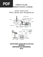 Download Modul Praktikum Pasir Cetak  Pengecoran Logam 2012pdf by Rizqi Cakti Bramantyo SN135699517 doc pdf
