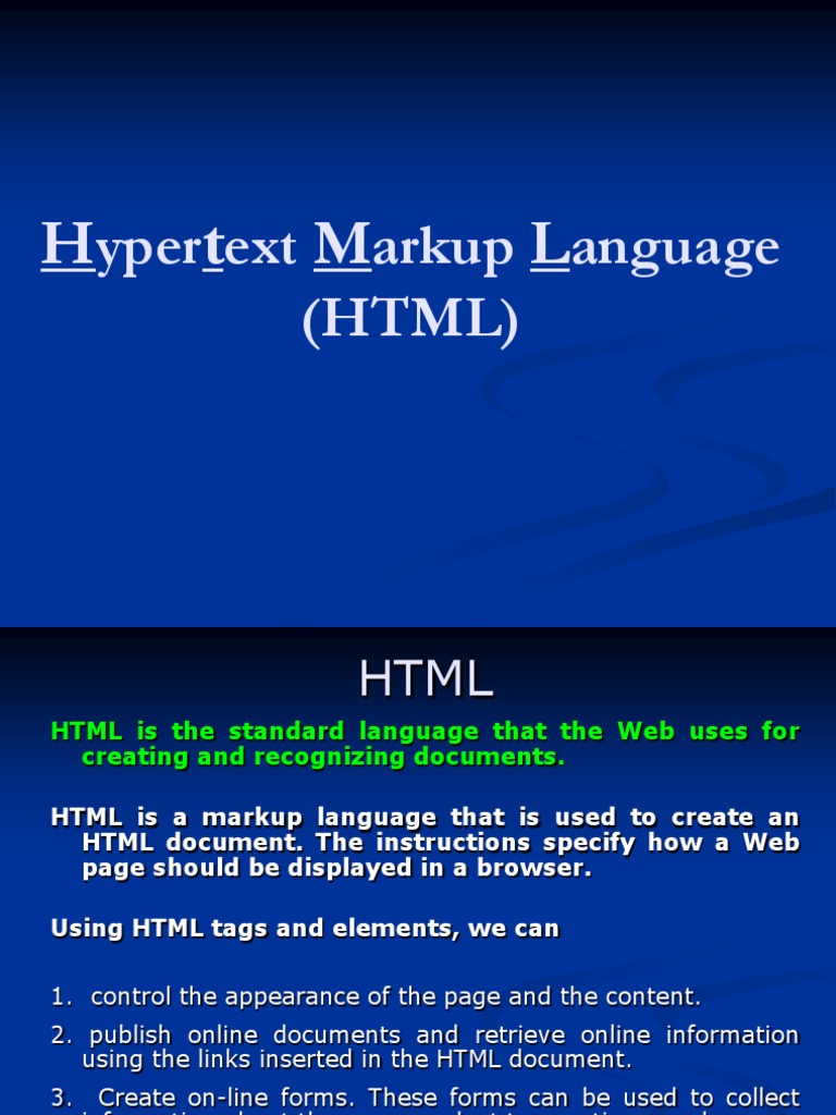 Emba, HTML Presentation | PDF | Html | Html Element