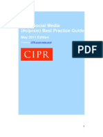 CIPR Social Media Best Practice Guidance 