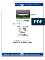 Report on Bank Alfalah