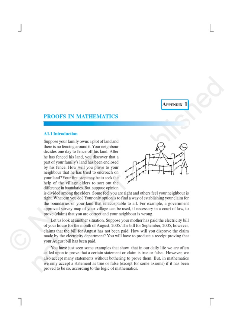 Appendix 1 | PDF | Axiom | Mathematical Proof