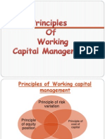 Principles of Working Capital Management