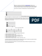 Tablature (Commonly Abbreviated As Tab) Is Way of Notating Music That Differs From