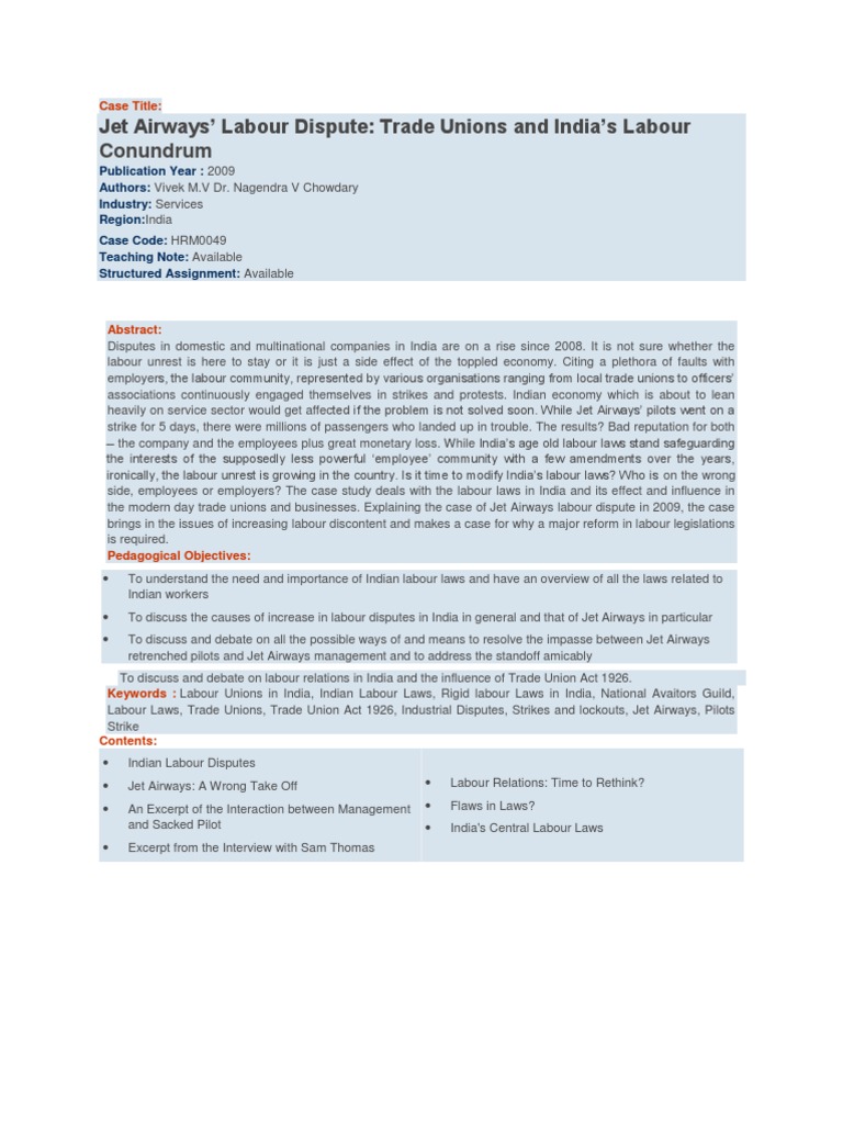 Trade union case study pdf picture