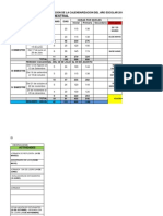 Planif. Calendarización