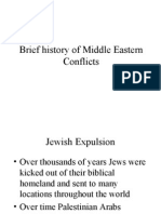 Brief History of Middle Eastern Conflicts