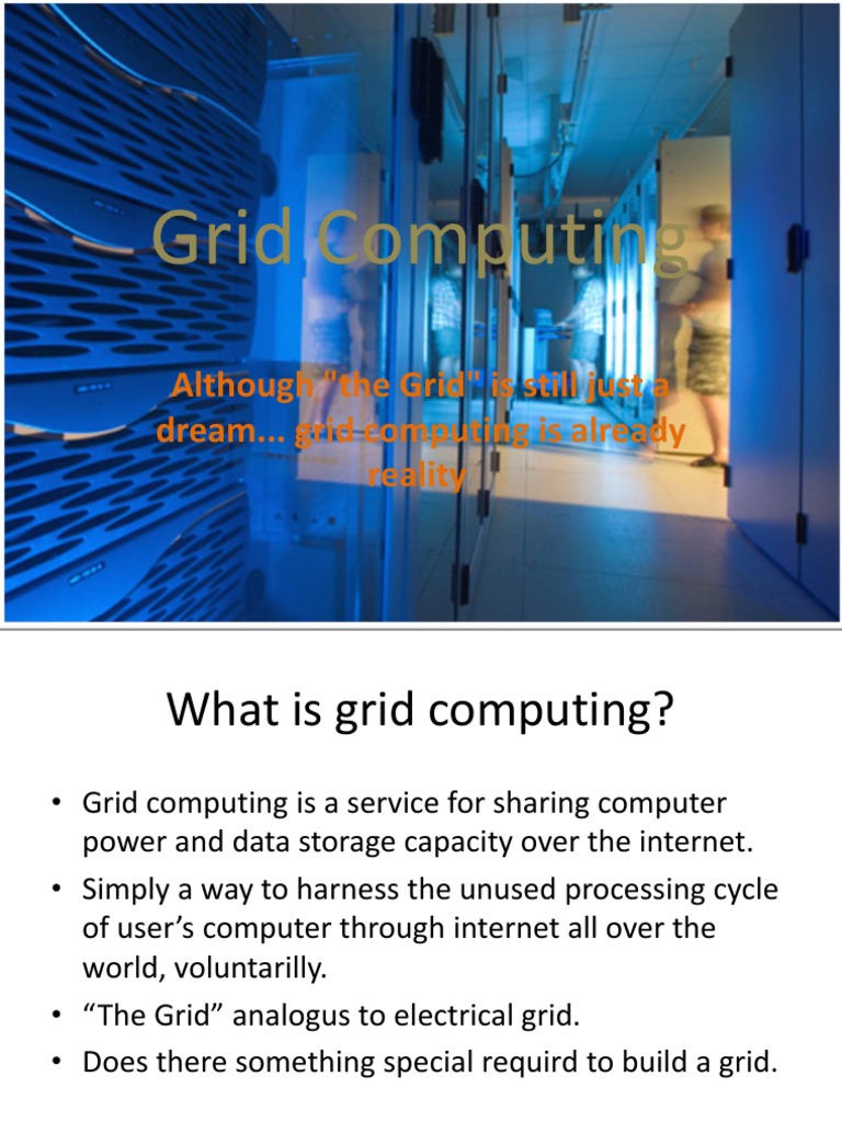 Understanding Grid Computing Basics | PDF | Technology & Engineering