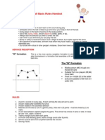 Volleyball Basic Rules Handout