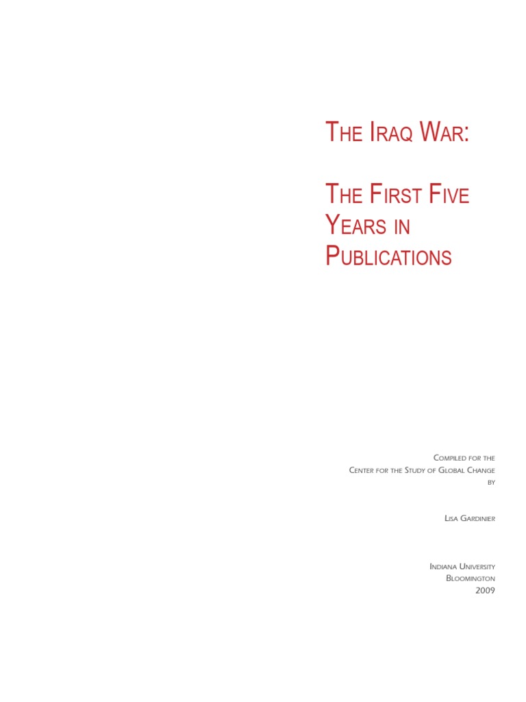 essay on iraq war