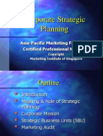 Corporate Strategic Planning