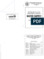 Code Sanitation IIR2-Water Supply