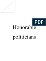 Honorable Politicians