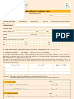 SMS Internet Banking Form