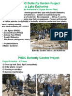 PHGC Butterfly Garden Project at Lake Katherine - Spring 2013