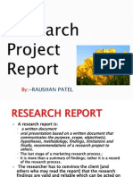 Research Project::-Raushan Patel
