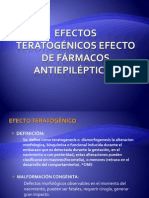 Efectos Teratogenicos de Fármacos Antiepilépticos