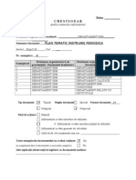 Chestionar de Analiza Informationala - TEMATICA INSTRUIRE